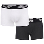Brandit 4501-188-3XL Боксёр Logo 2 Единицы Многоцветный White / Black 3XL