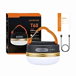 Superfire 40419 Лампа T60 2.5W 1000mAh Бесцветный Grey