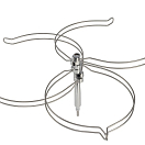 CAN STEEL PV1372 Круглая подставка для горшков / 3 горшка