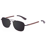 Ocean sunglasses 18220.3 Деревянные поляризованные солнцезащитные очки Sorrento Pear Wood Black White Dark Blue Arm / Smoke/CAT3