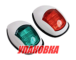 Огни ходовые светодиодные комплект, белый корпус, SeaFlo (упаковка из 10 шт.) SFNL021PW03_pkg_10