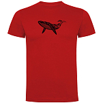 Kruskis CA65500660K210 Футболка с коротким рукавом Whale Tribal Красный Red 3XL