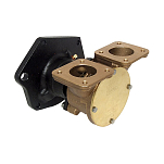 Jabsco 17810-1300 Бронзовый импеллерный насос, фланцевая версия, размер 200, квадратные фланцевые соединения с внутренним диаметром 50,8 мм, 1/1, NEO