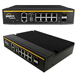Peplink NX-472 8-Port Rugged SD выключатель Черный Black