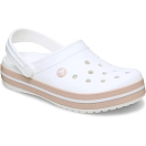 Купить Crocs 11016-1we-11 Деревянные башмаки Band White / Pink Caramel 35x25x15 EU 45 7ft.ru в интернет магазине Семь Футов