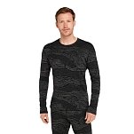 Icebreaker 0A573701WXL Базовый слой с длинным рукавом Merino 260 Vertex Snow Guide Black / Galaxy / J XL