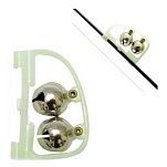 Zeox 1610001 рыболовная погремушка Tip Clip Twin 100 Единицы Grey 12x10x10