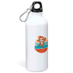 Kruskis MD4049S101C090 Climbing Team Алюминиевая бутылка Белая White
