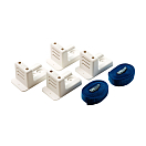 Купить Комплект крепления баков Can-SB 01.2339 из 4 кронштейнов и 2 ремней белый пластик 7ft.ru в интернет магазине Семь Футов