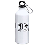 Kruskis MD4049S101S101 Sleep Eat And Smash 800ml Алюминиевая бутылка Бесцветный White