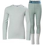 Helly hansen 49403_462-176 Набор базовых слоев Lifa Merino Midweight Set Greedn Mist 60x40x40 15-16 Years