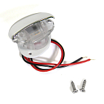 Светильник светодиодный Anheart Marine B013101-02 12В 0,2Вт для подсветки палуб и трапов в хромированном пластиковом корпусе теплый белый свет