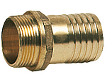 Cast brass male hose adaptor 1/2