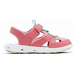 Columbia 1767561-668-1 Молодежные сандалии Techsun™ Wave Wild Salmon / Voltage 35x25x15 EU 32