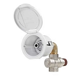 Plastimo 67585 Квадратный коленчатый соединитель на входе воды Chrome 13.5 x 9.6 x 7 cm