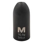Mustad MTW001-TX-10.5-3 Вольфрам TitanX Worm Вести Черный Black 10.5 g