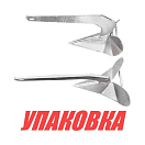 Якорь Дельта 25 кг, оцинкованный, Marine Rocket (упаковка из 4 шт.) AN17-25_MR_pkg_4