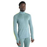 Icebreaker 0A56VXB52S Базовый слой с длинным рукавом Merino 125 ZoneKnit™ Голубой Cloud Ray / Hyper S