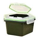 Купить Carp expert 75096-120 ящик для приманки 75096 L  Black / Clear / Green 7ft.ru в интернет магазине Семь Футов