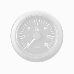 Тахометр без счетчика моточасов VDO Marine Ocean Line N02 011 104 Ø52мм 12В 3000об/мин белый/белый