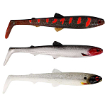 Westin P181-642-136 BullTeez Shadtail Мягкая приманка 180 mm 53g Серебристый Glow Ghost Hunter