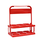Softee 24178.003.1 PVC Базовый перевозчик для 6 Бутылки Красный Red