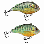 Live target PSV65SK102 Pumpkinseed Rattlebait Sinking Безгубые воблеры 65 mm 14g Золотистый Metallic / Gloss