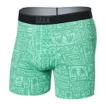 SAXX Underwear SXBB70F-PBG-M трусы-боксёры Quest Quick Dry Mesh Brief Fly Pretty Birdie / Green M