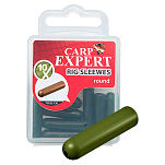 Carp expert 79032130 CXP Круглая трубка с зажимами для свинца Бесцветный Green 20 mm