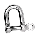 Купить Euromarine AC351116B1 Прямая скоба из нержавеющей стали Серебристый Grey 16 mm 7ft.ru в интернет магазине Семь Футов