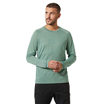 Helly hansen 49528_489-XL Базовый слой с длинным рукавом Durawool Crew Зеленый Cactus XL