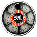 Kolpo 0762000 Mix Круглая силиконовая трубка Natural 0.60-0.80-1-1.2-1.5 mm