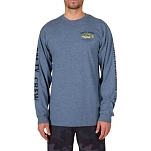Salty crew 20135144-ATHLHEA-XL Футболка с длинным рукавом Bigmouth Голубой Athletic Heather XL