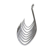 Gamakatsu 4644F08 4644 F Catfish Крюк Серебристый Black Nickel 8/0 