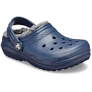 Купить Crocs 207009-459b-c5 Деревянные башмаки Classic Lined Navy / Charcoal 35x25x15 EU 20 7ft.ru в интернет магазине Семь Футов