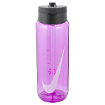 Nike N100764264424 Renew Recharge Straw 710ml бутылка Розовый Fire Pink / Black / White