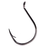 Mustad 10548NP-BN-1/0-U07 Однобородный крючок с бородкой Dropshot Серебристый Black Nickel 1/0