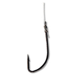 Quantum fishing 4748014 Crypton Maggot 0.120 Mm Связанные Крючки Черный Black 14 