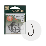 Maruto 43011010 8714BL Крючки С Одним Глазком Бесцветный Black Nickel 10