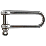 Talamex 08557008 D-дужка длинная 10 единицы измерения Серый Silver 8 mm 