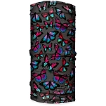Fizan FZ100169 Шарф-хомут Butteflies Черный  Violet / Pink / Blue