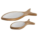 Marine business 22101 поднос Cocoa Fish 2 Единицы Золотистый White