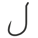 Gamakatsu 185246-01012-00021-00 безбородый связанный крючок Method Hair Rig Bayonet 10 cm Grey 10