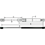Jr products 342-GSNI510040 Поршень Hardline Black Nitride Force 40 D6 E15 GSNI510040 Серебристый Black