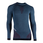 UYN U100029-A840-XXL Базовый слой с длинным рукавом Fusyon Голубой Orion Blue / Bordeaux / Pearl Grey 2XL