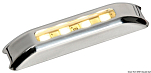 Накладной LED светильник дежурного освещения 12/24В 0.4Вт 10Лм синий свет с фронтальным пучком света, Osculati 13.428.12