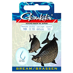 Gamakatsu 140125-00400-00022-00 Booklet Bream 2210S Палатка Крюк 0.220 Mm Серебристый Nickel 4 