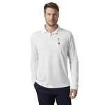 Helly hansen 34243_003-L Поло с длинным рукавомным рукавом Skagerrak Quikdry Rugger Белая White L