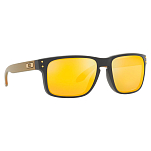 Oakley OO9102-W455 Holbrook Prizm Поляризованные Очки Matte Carbon Prizm 24K Polarized/Cat3