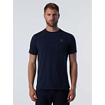 North sails 692981-0802-S Футболка с коротким рукавом Basic Stretch Голубой Navy Blue S